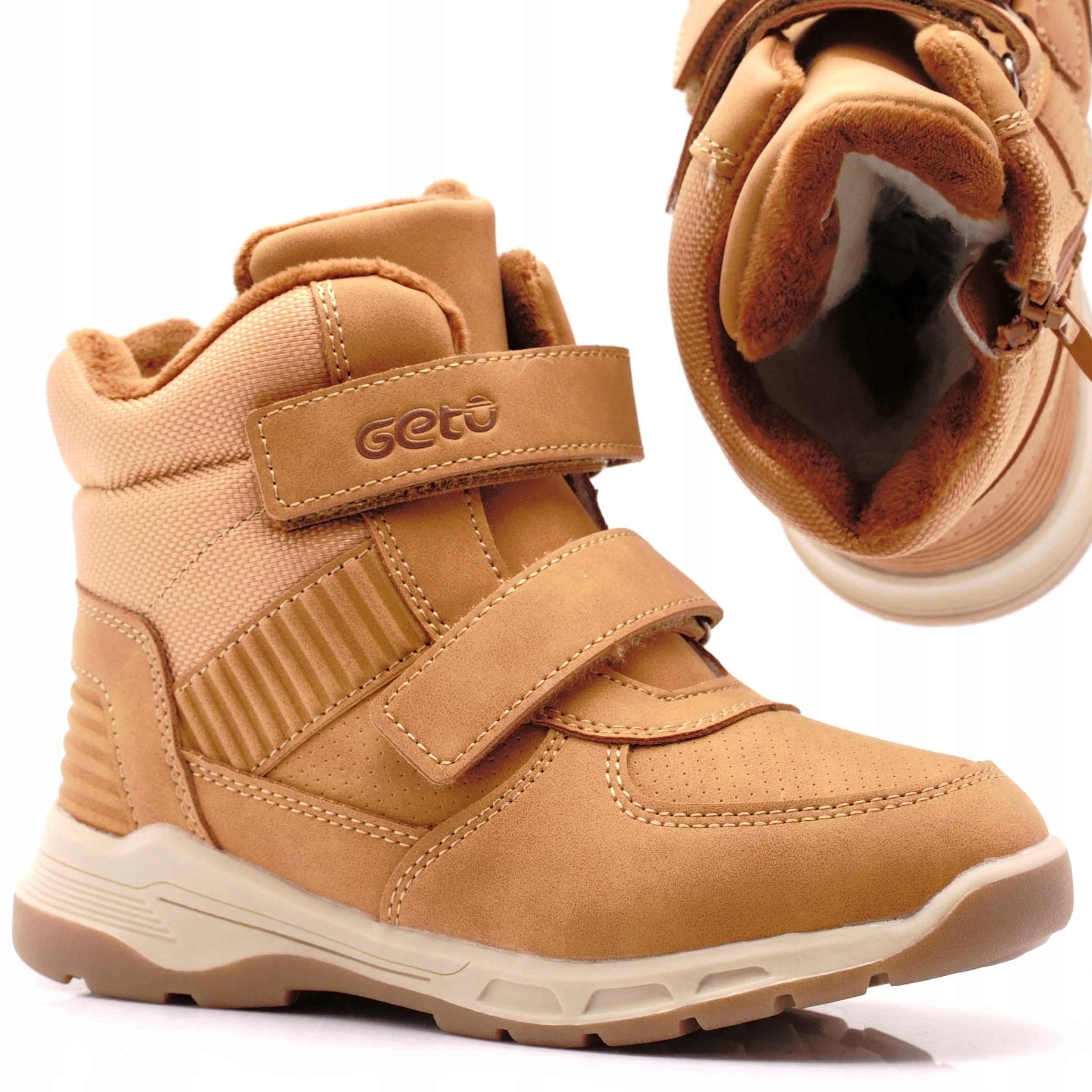 BUTY ZIMOWE CHŁOPIĘCE KOZAKI OCIEPLANE GETO 198 32