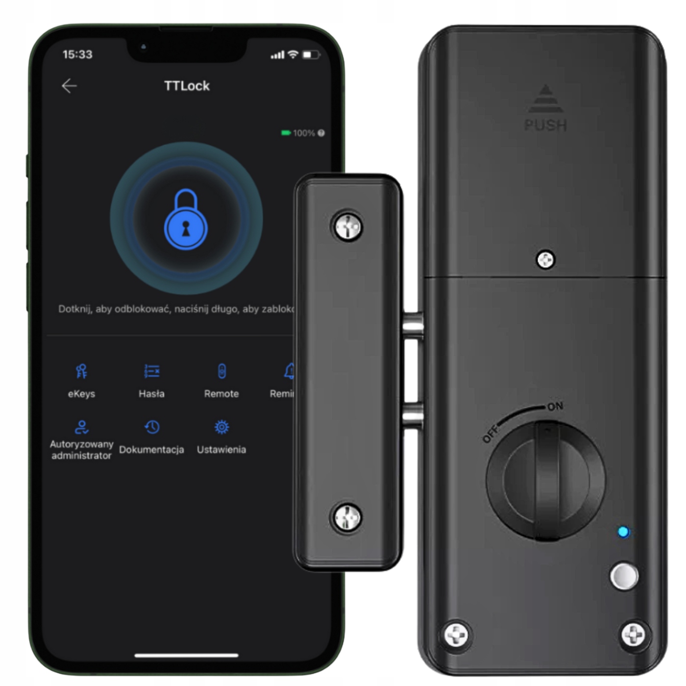 Elektronický Zámek Na Dveře Branky Povrchový Ttlock Čtečka Karet Rfid