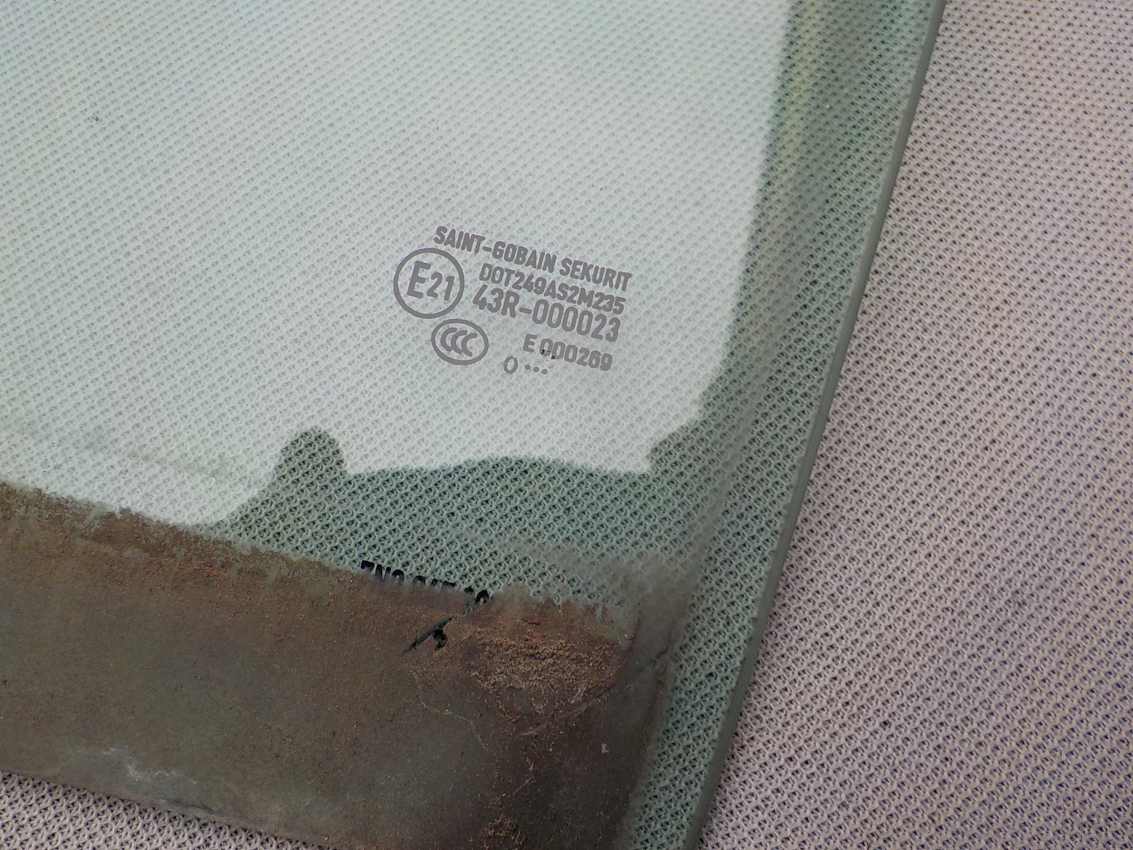 window left rear part seat alhambra II 2010r