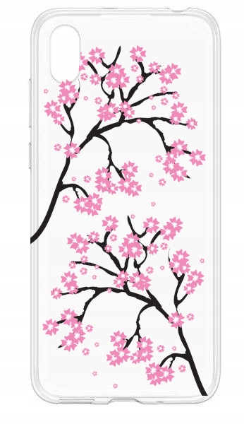 

etui silikon 1 mm kwiaty wiśni do Huawei Y5 2019