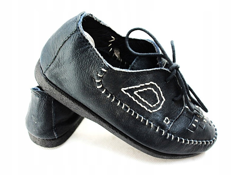 Buty dziecięce Mokasyny dla dziewczynki SKÓRA r. 32 WYPRZEDAŻ