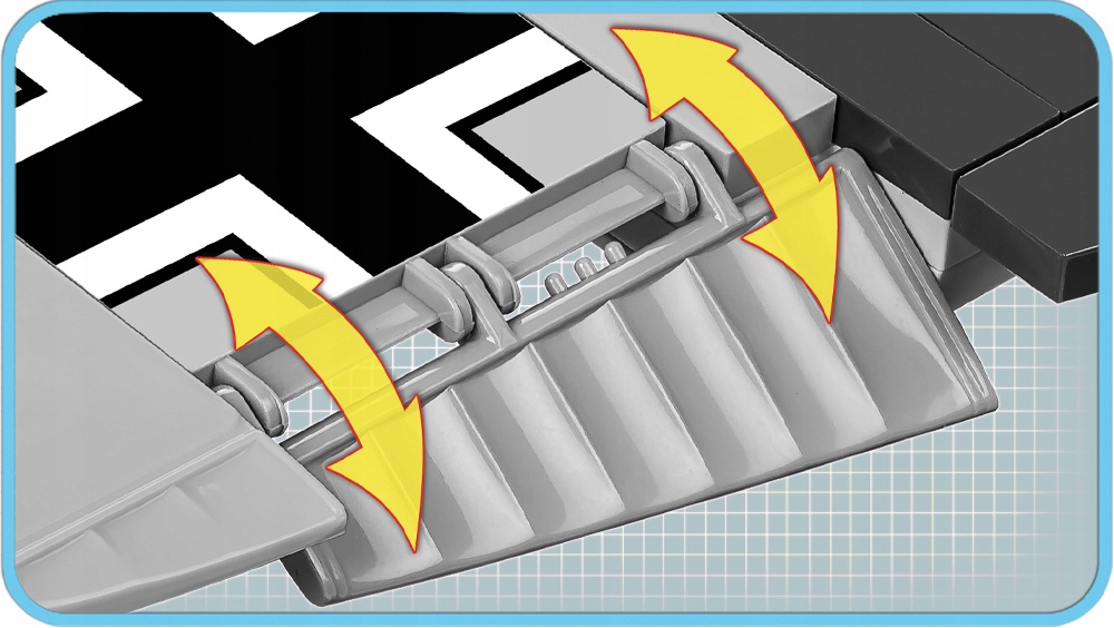KLOCKI COBI 5715 SAMOLOT MESSERSCHMITT BF 109 F-2 Marka Cobi