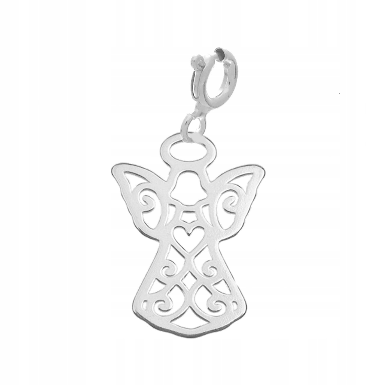 

Aniołek Ażurowy Charms Wisiorek Srebro 925