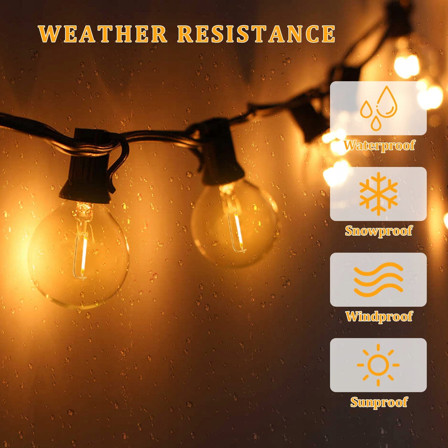 Suwin Girlanda Lampki Na Ogród Taras 60 LED 36.5M — miniatura 2