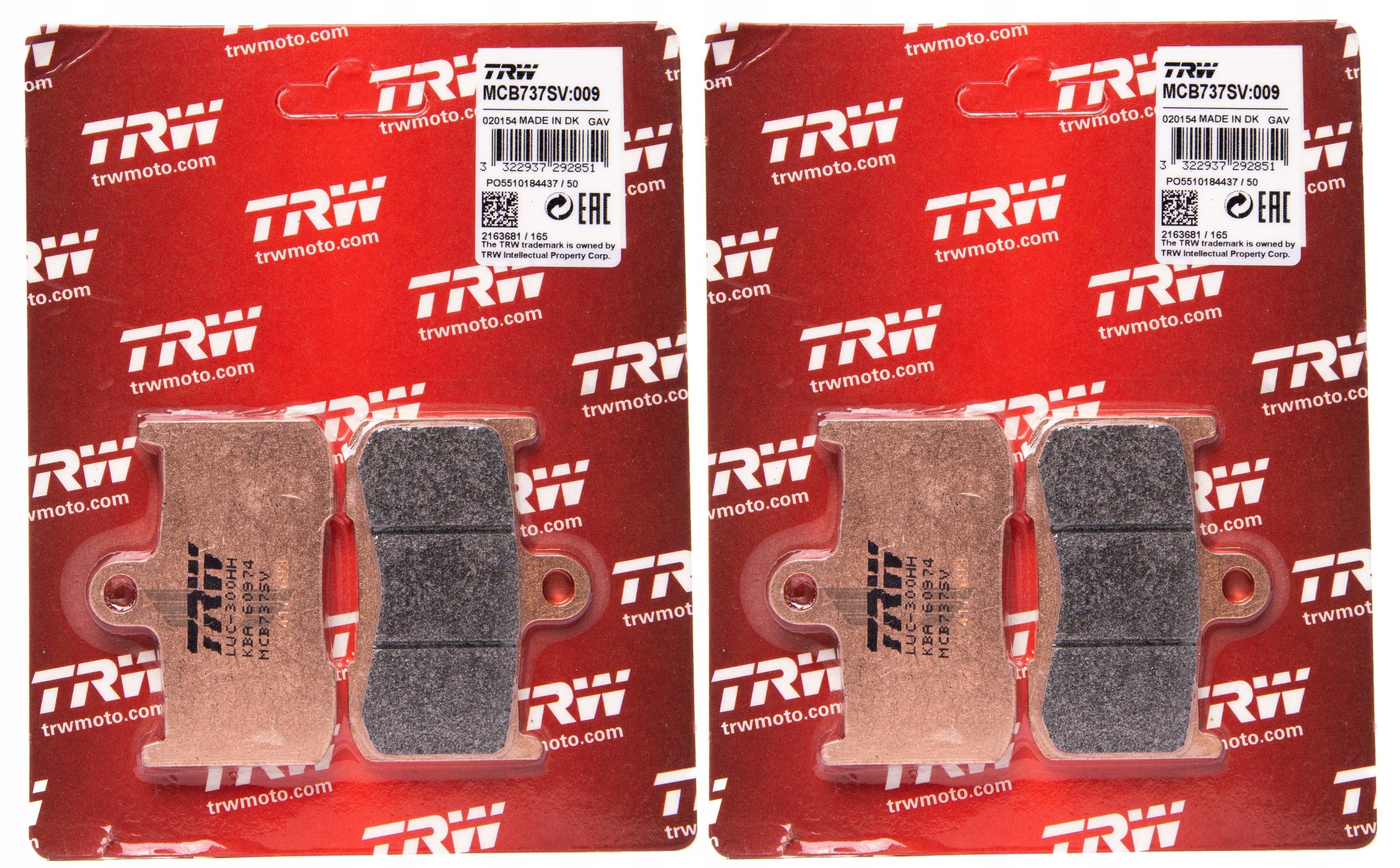 MCB737SV - ТОРМОЗНЫЕ КОЛОДКИ TRW KAWASAKI С 1000 03-06