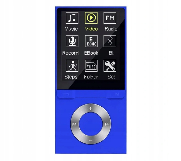 MP4 B6 16GB 1,8" microSD Bt niebie