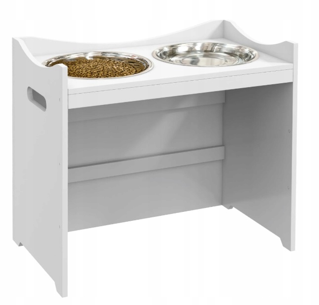 PawHut Vyvýšená miska pro psa s nastavitelnou výškou a stojanem