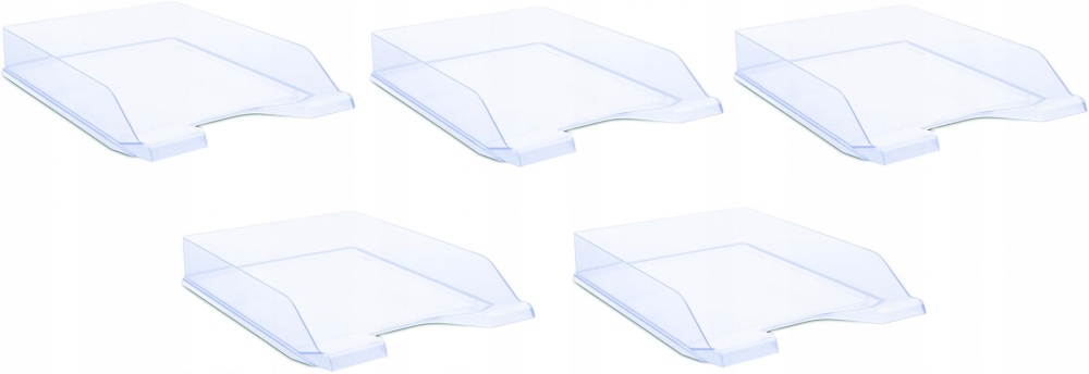 

5x Półka szufladka A4 plastikowa na dokumenty