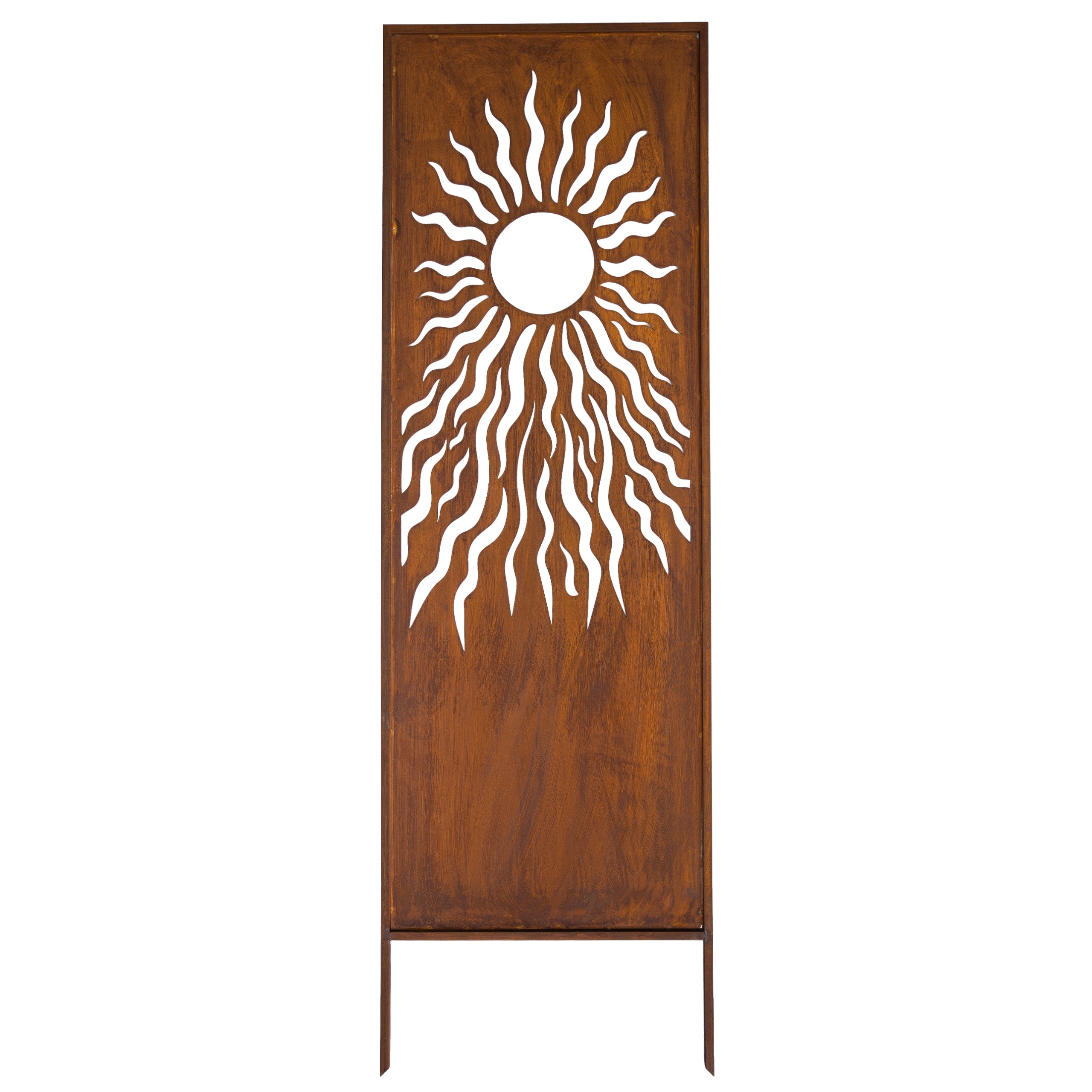 Zahradní Panel Trávy Cnc 160 X 50 Rezavá Brána Paraván Corten Kryt Terasy
