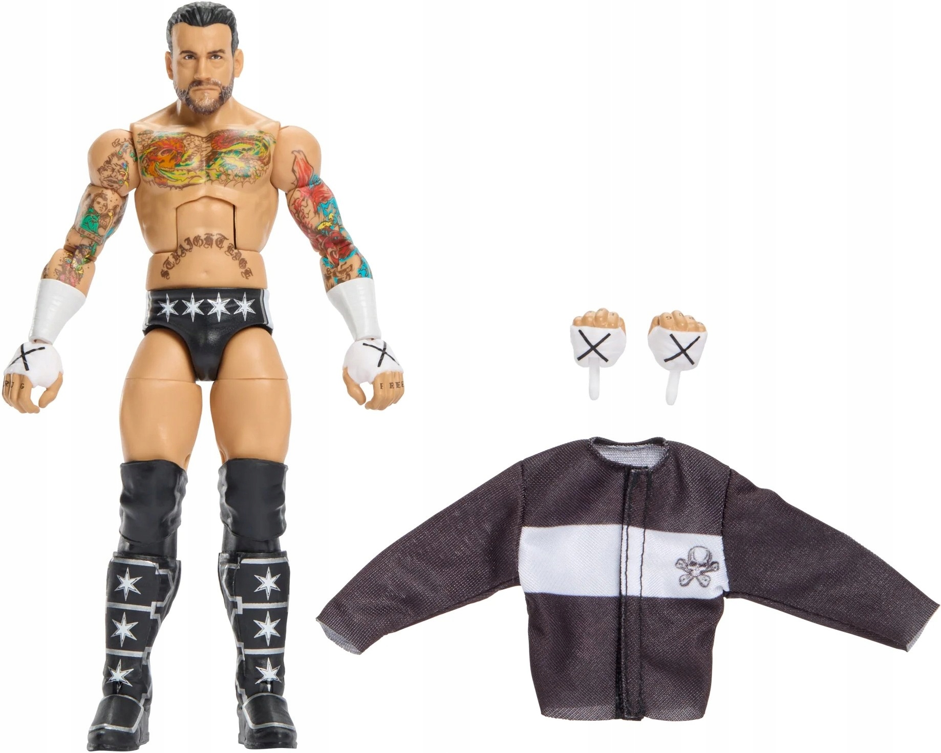 Figurka Wwe Elite CM Punk 124 Zestaw JHT70 Mattel
