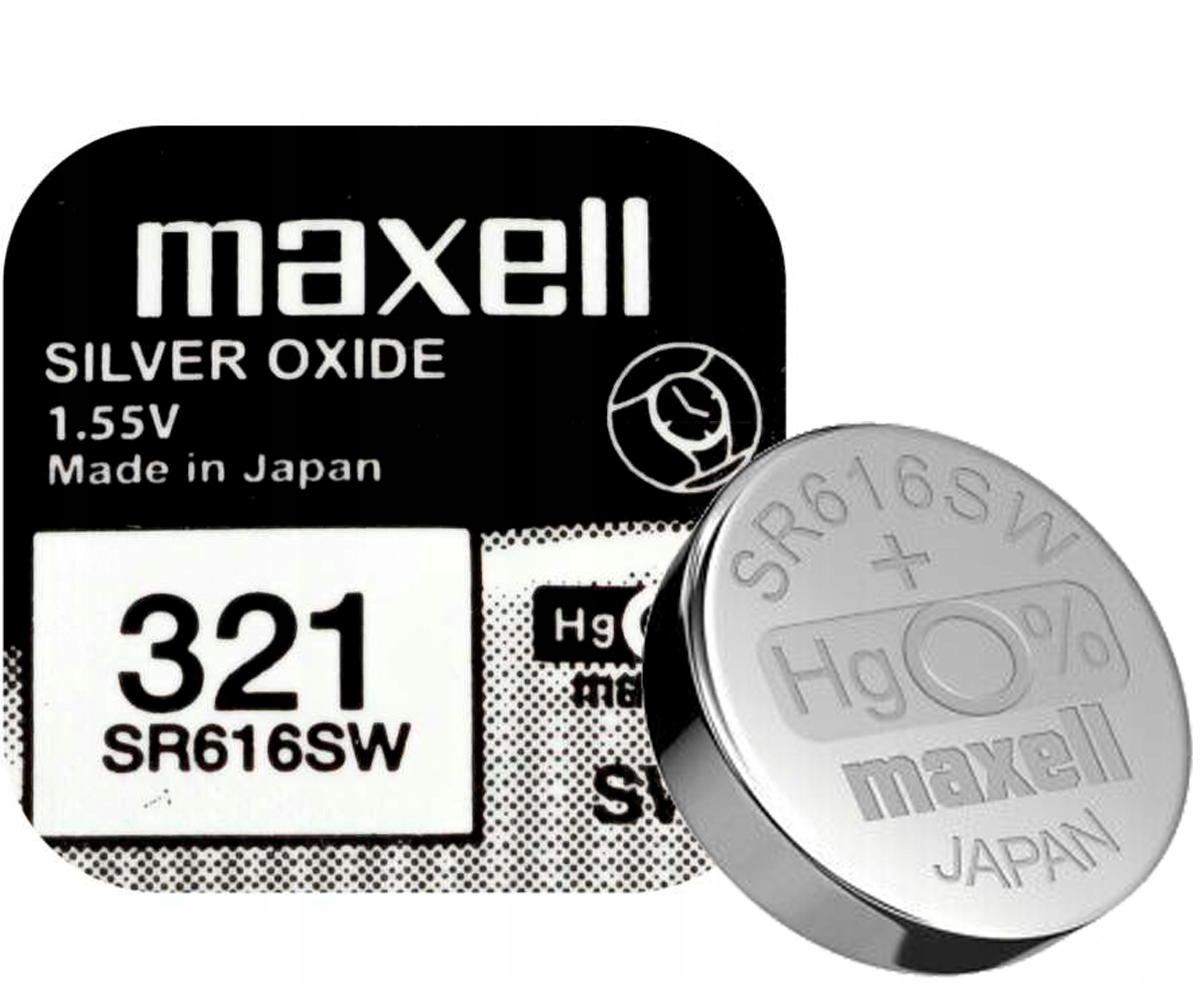 

Bateria srebrowa Maxell Sw 321 SR616SW Sr 616 611
