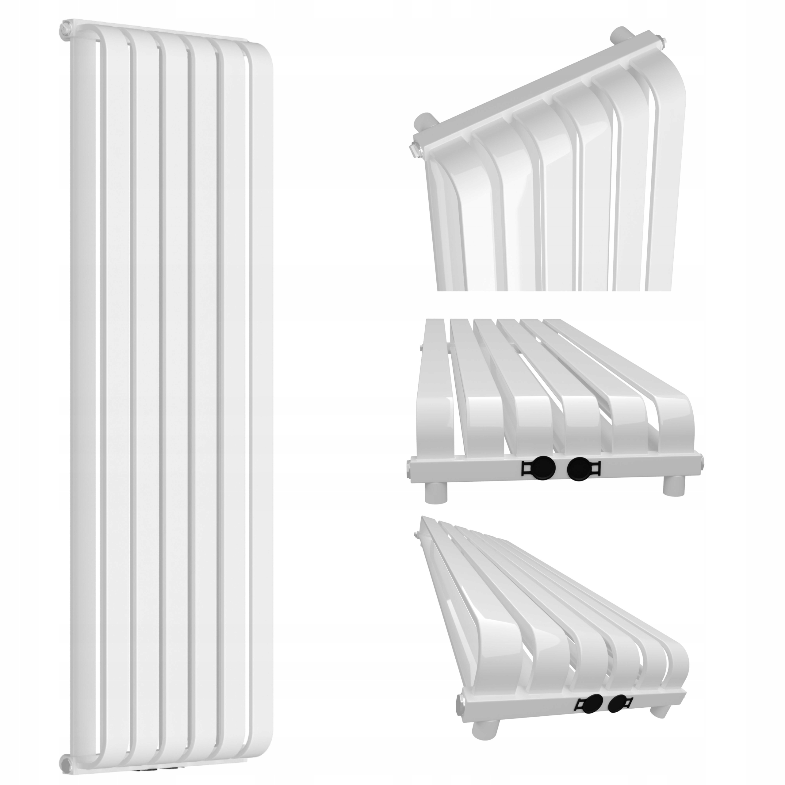 Dekorativní radiátor Amari Plus 1400x395 Bílý Lesk Hladký