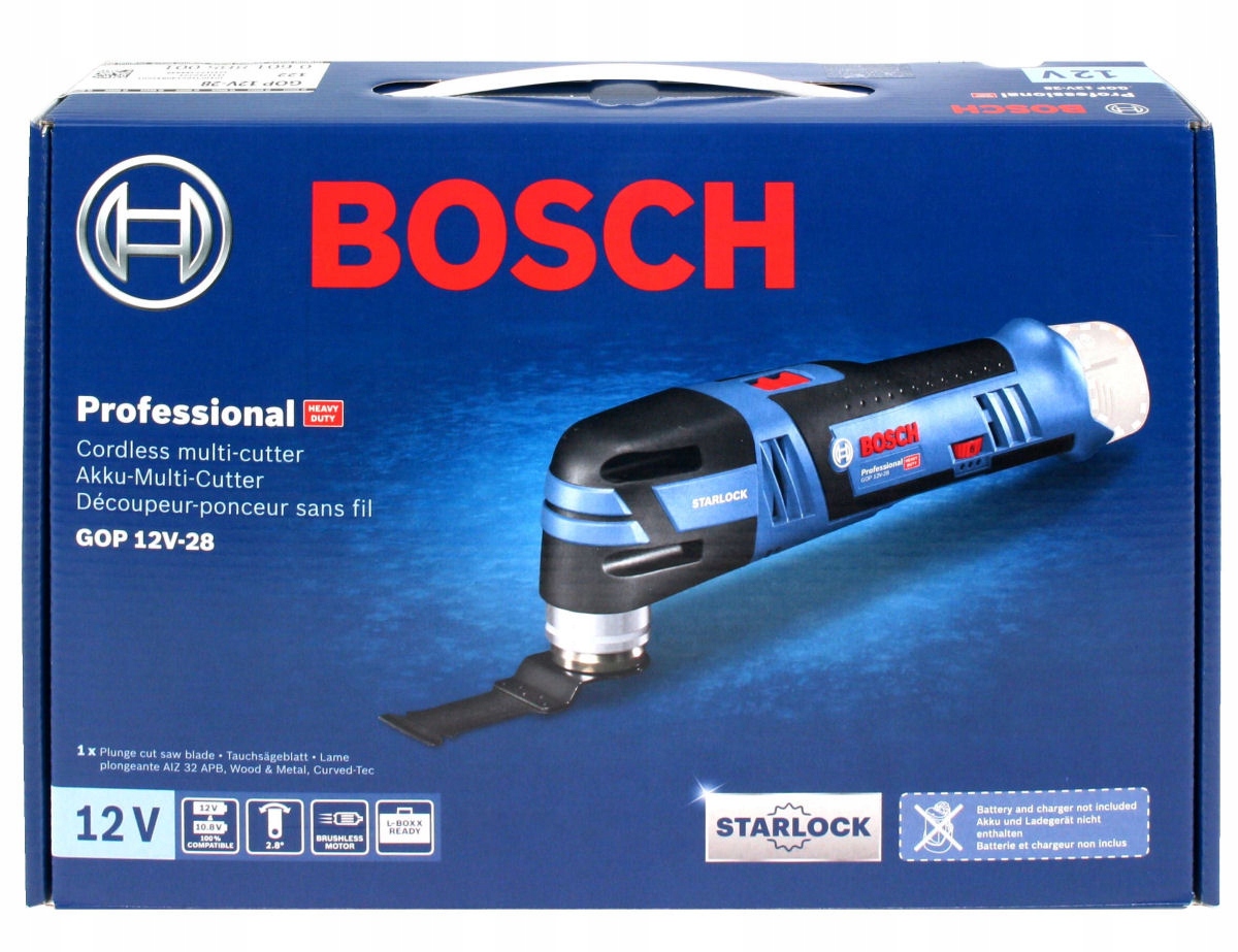 Bosch 06018B5006 Découpeur-ponceur sans-fil GOP 12V-28, 2