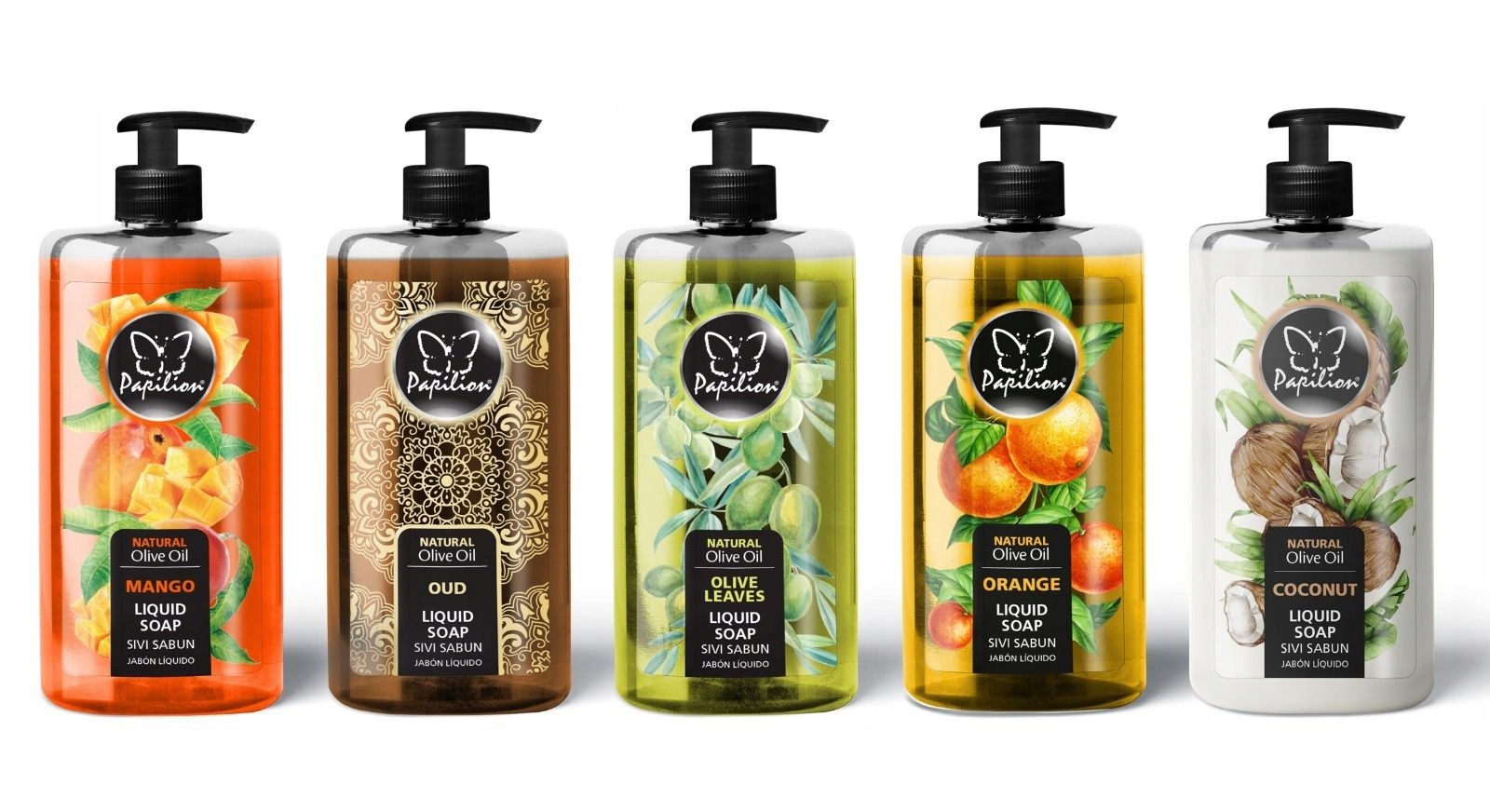 PAPILION OLIVE LEAVES MYDŁO W PŁYNIE LISTKI OLIWNE 400 ml Kod producenta 8692857872071