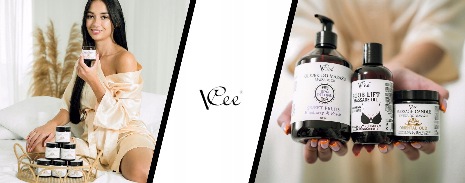 Olejek do MASAŻU TWARZY VCee BRZOSKWINIOWY 100 ml Opakowanie butelka