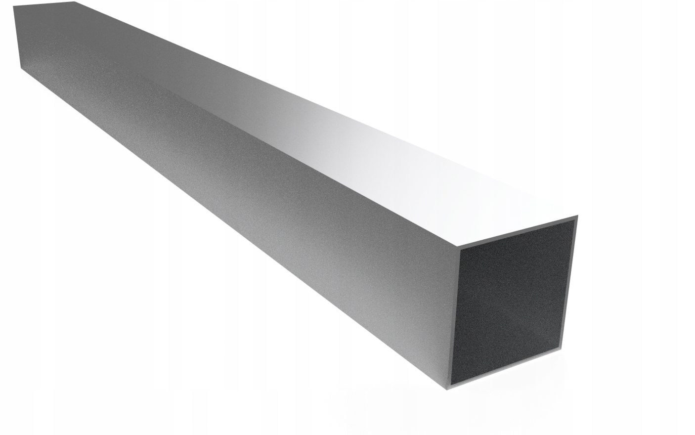 Plotový sloupek Hliníkový profil 100x100x4 L 60 cm