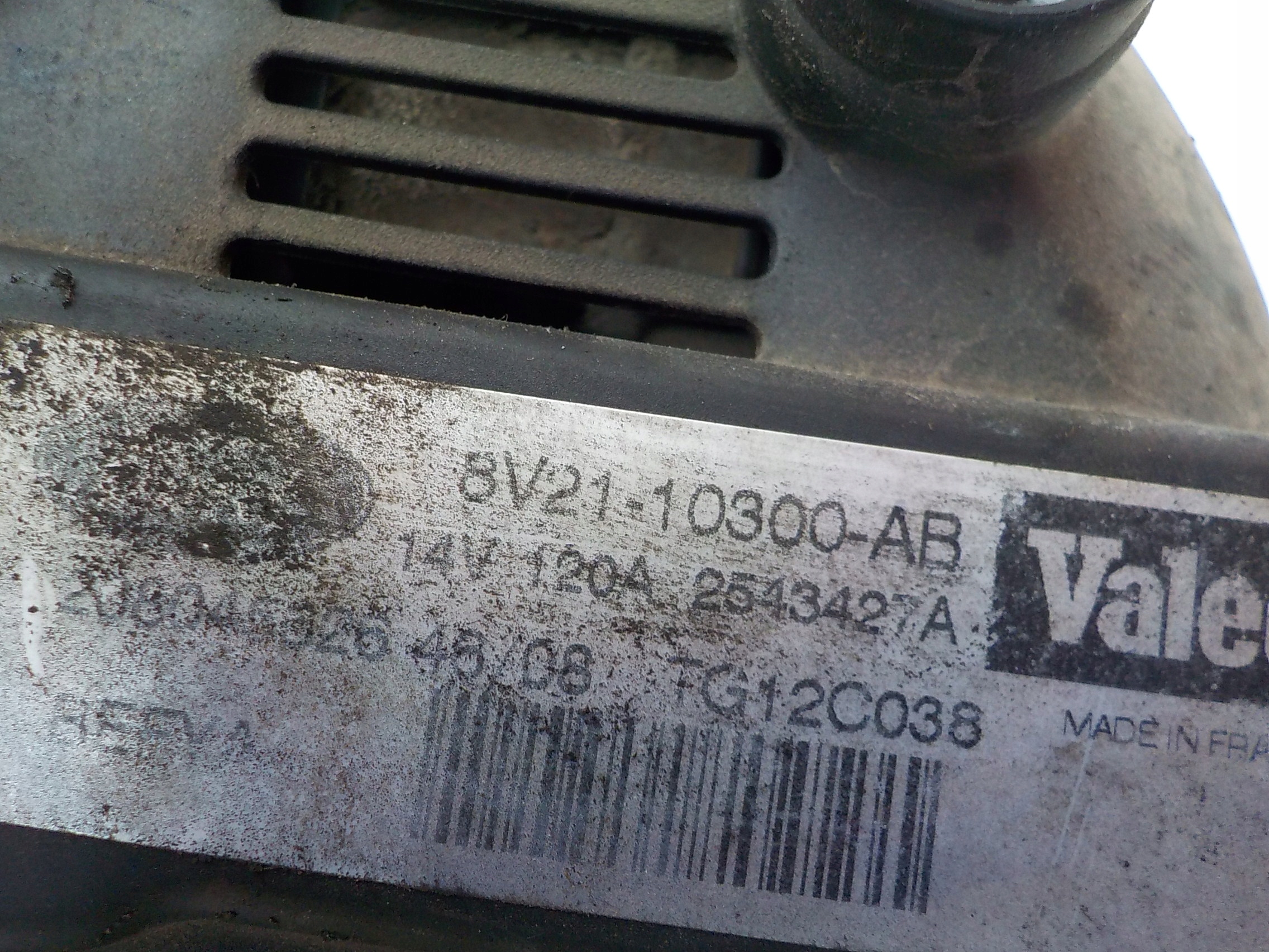 alternator ford fiesta mk7 1,4 tdci 8V21-10300-AB