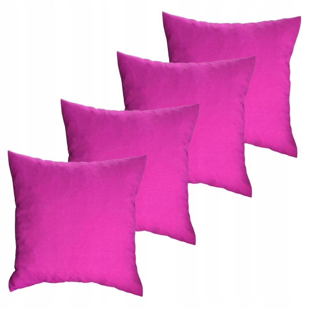 Polštář 50x50 cm Fuchsiová 4 ks Set