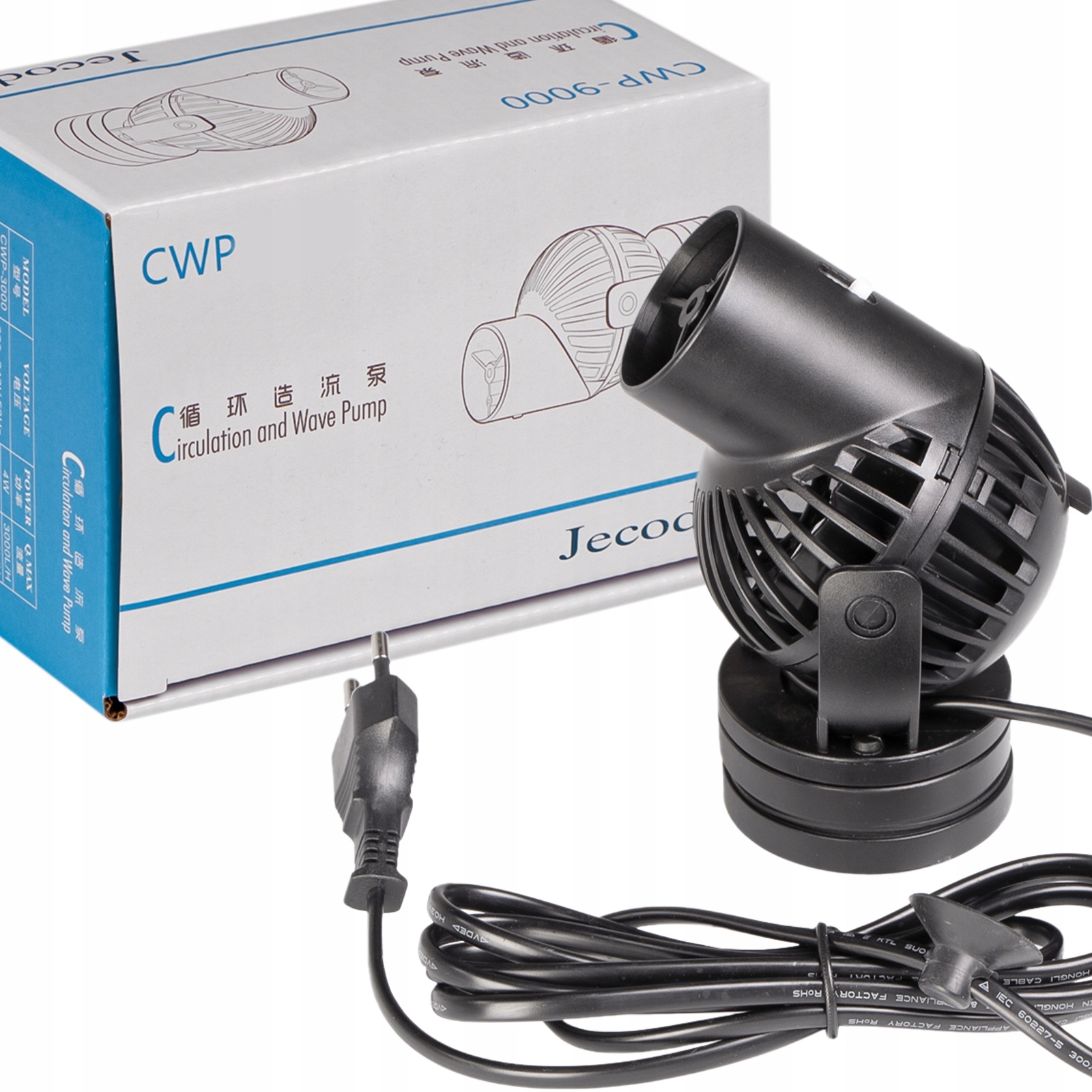 Levně Pro Mořské Akvárium Tiché Oběhové Čerpadlo 6000L/H Jecod CWP-6000