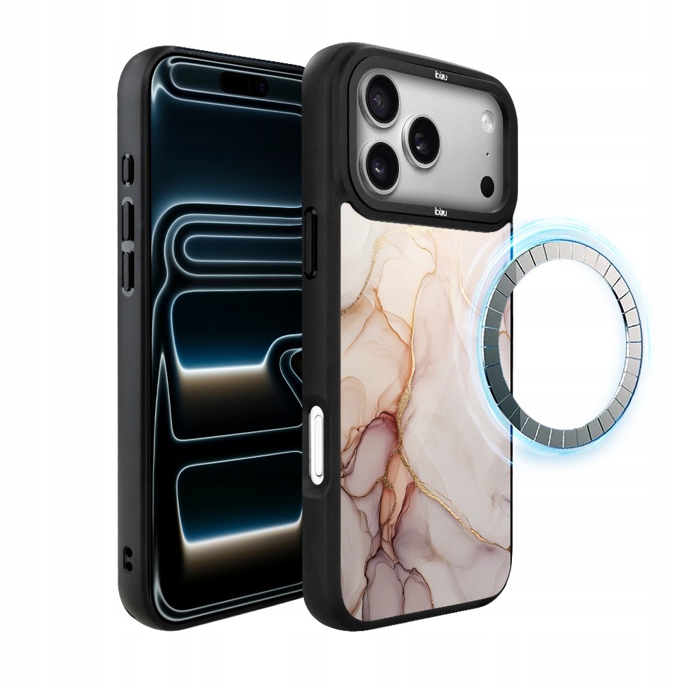 Pouzdro pro iPhone 17 Pro Ibizu DropGuard Matt s MagSafe, růžový alabastr