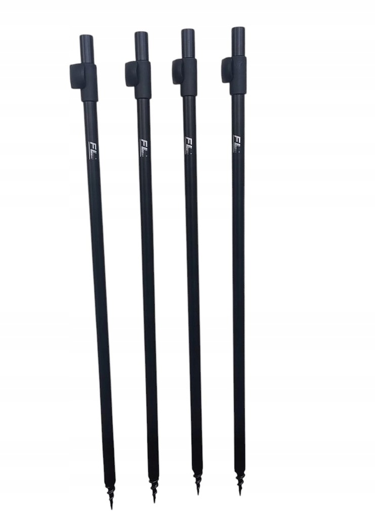 4X Podpórka Wędkarska Wkręcana Sztyca Aluminiowa 60/110CM
