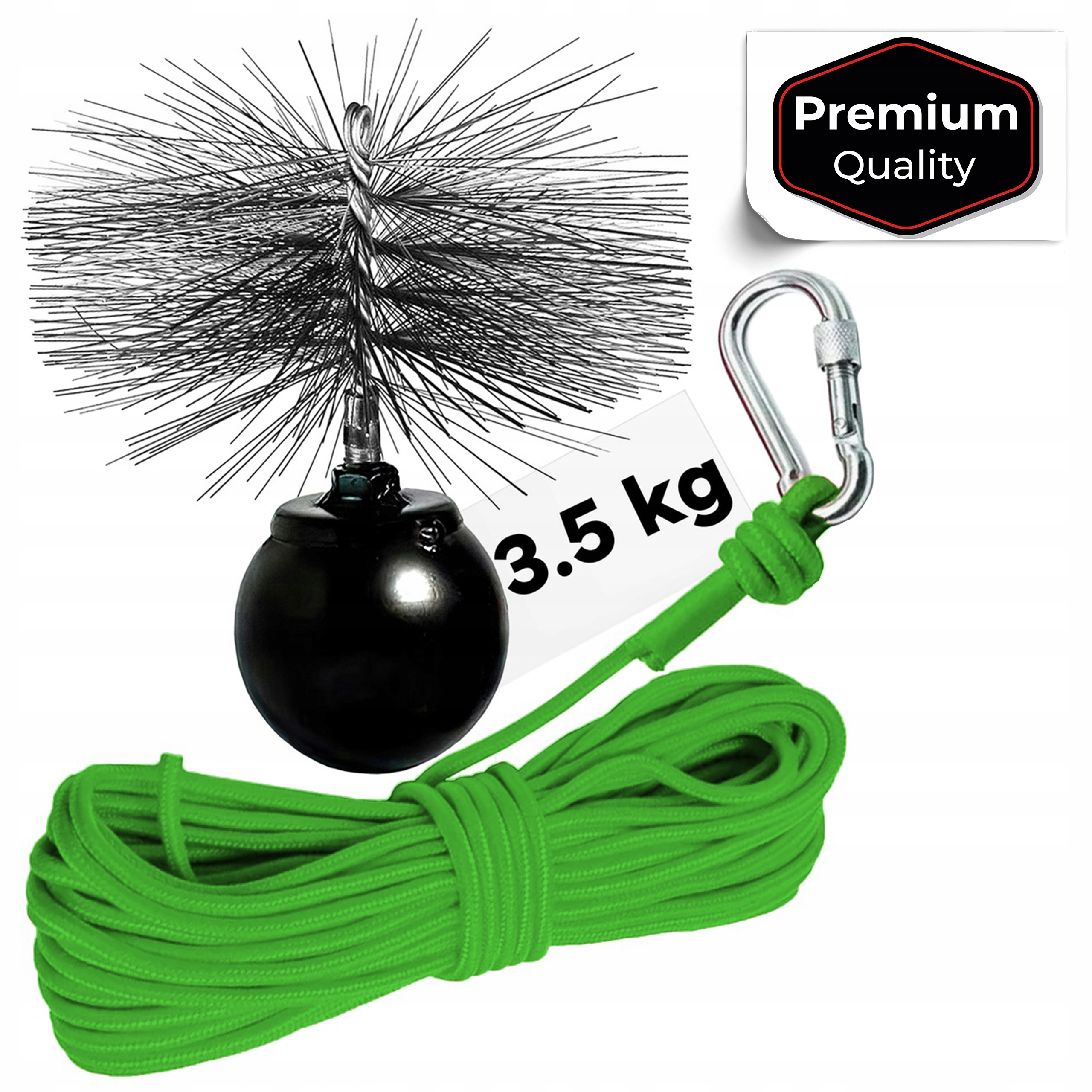 Kominářský set na čištění komína 12 m 3,5 kg
