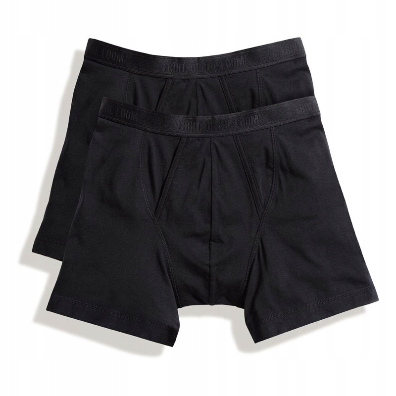 

Bokserki Męskie Fruit Classic 2pak Czarny XL