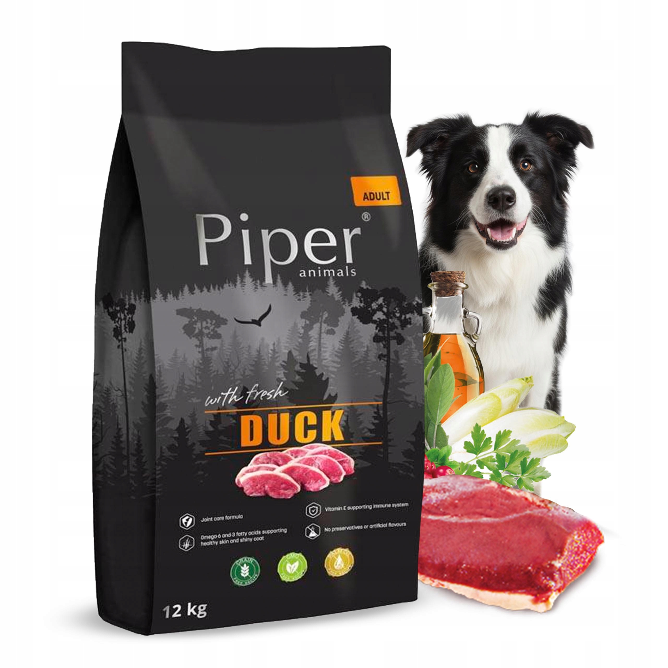 Piper Animals Duck z Kaczką 12 kg sucha karma dla psa