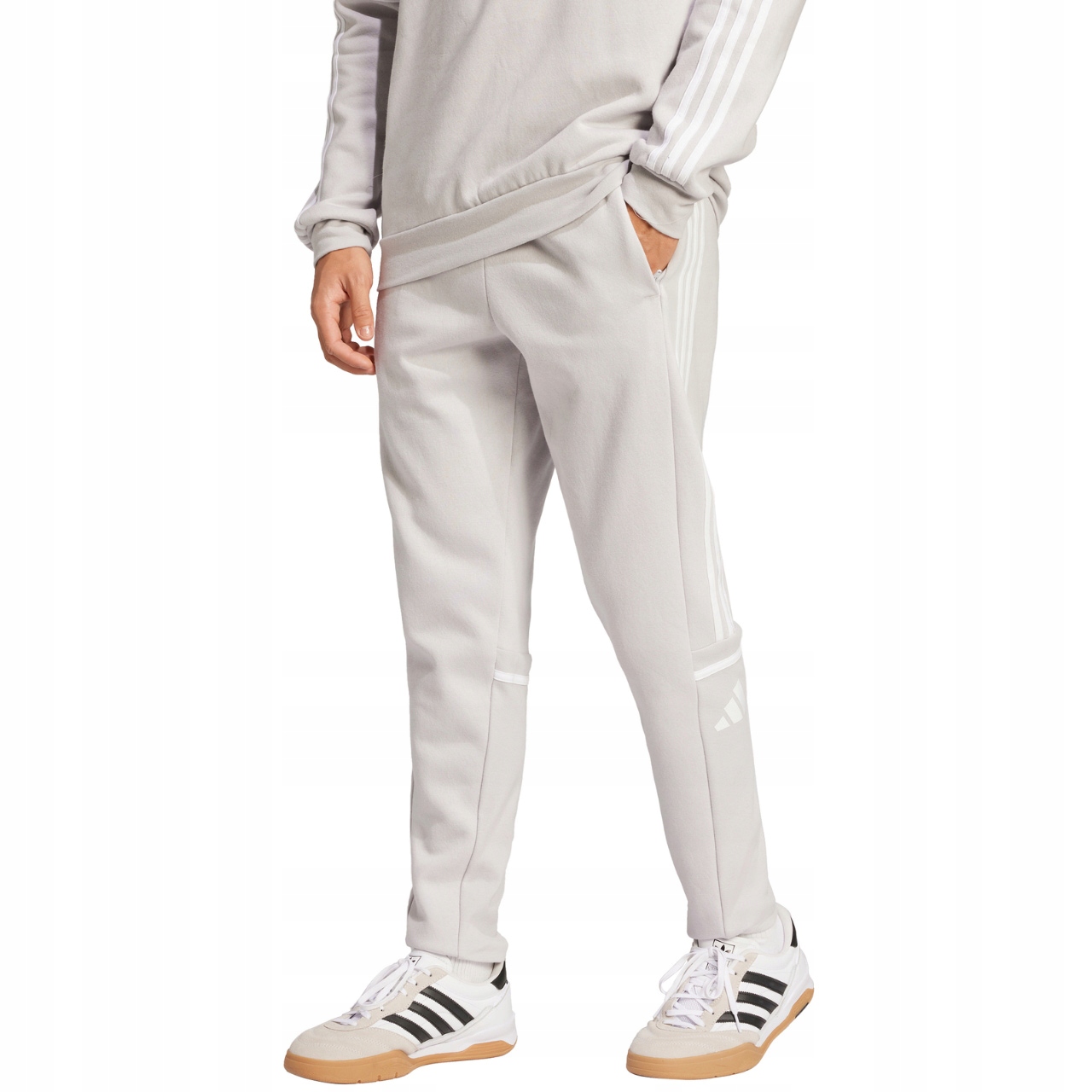 Adidas Spodnie Męskie Bawełniane Sportowe Sweat Pants Kieszenie Na Zamek