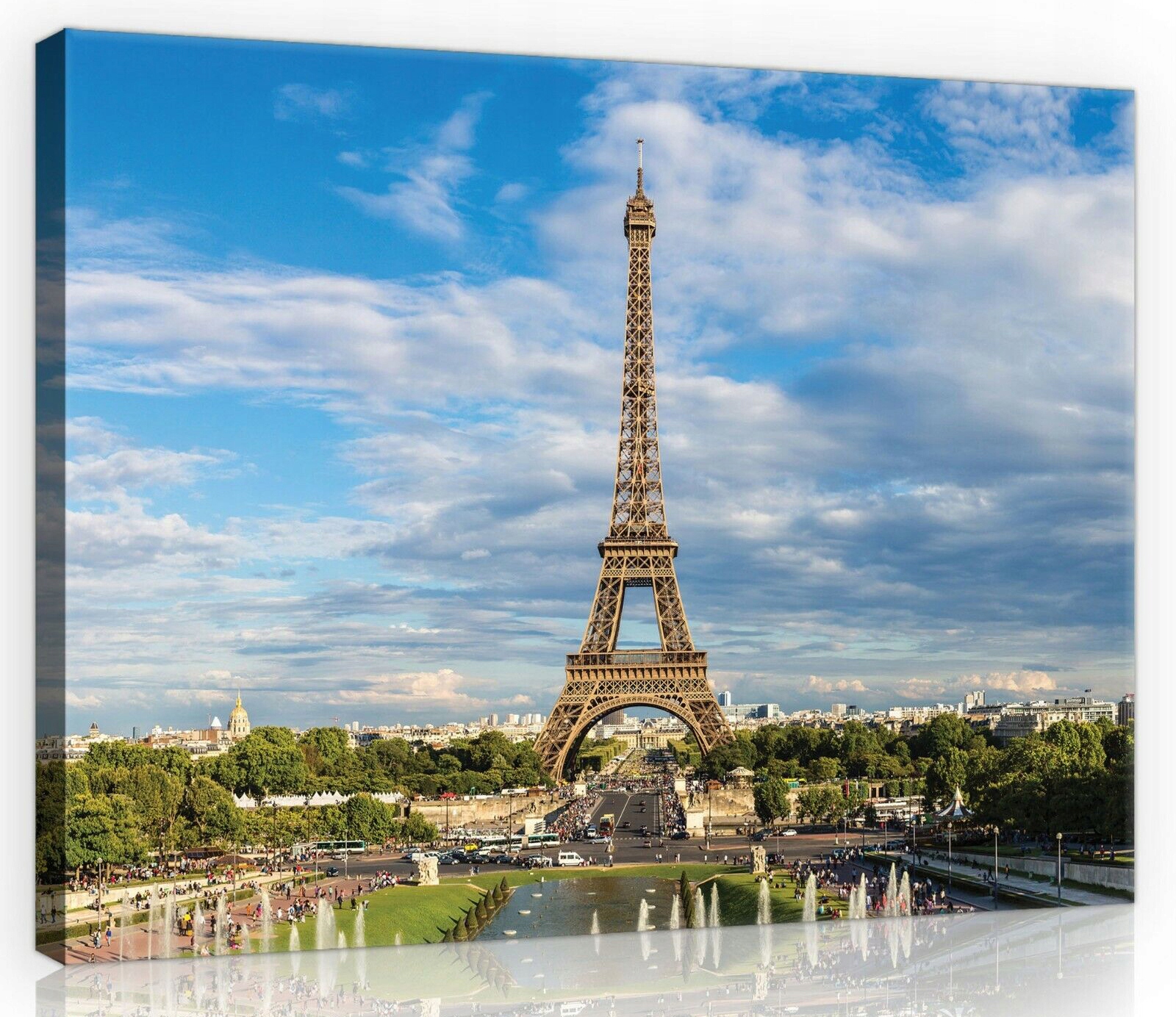Obraz Na Plátně Canvas 80x60 Paříž Eiffelova Věž