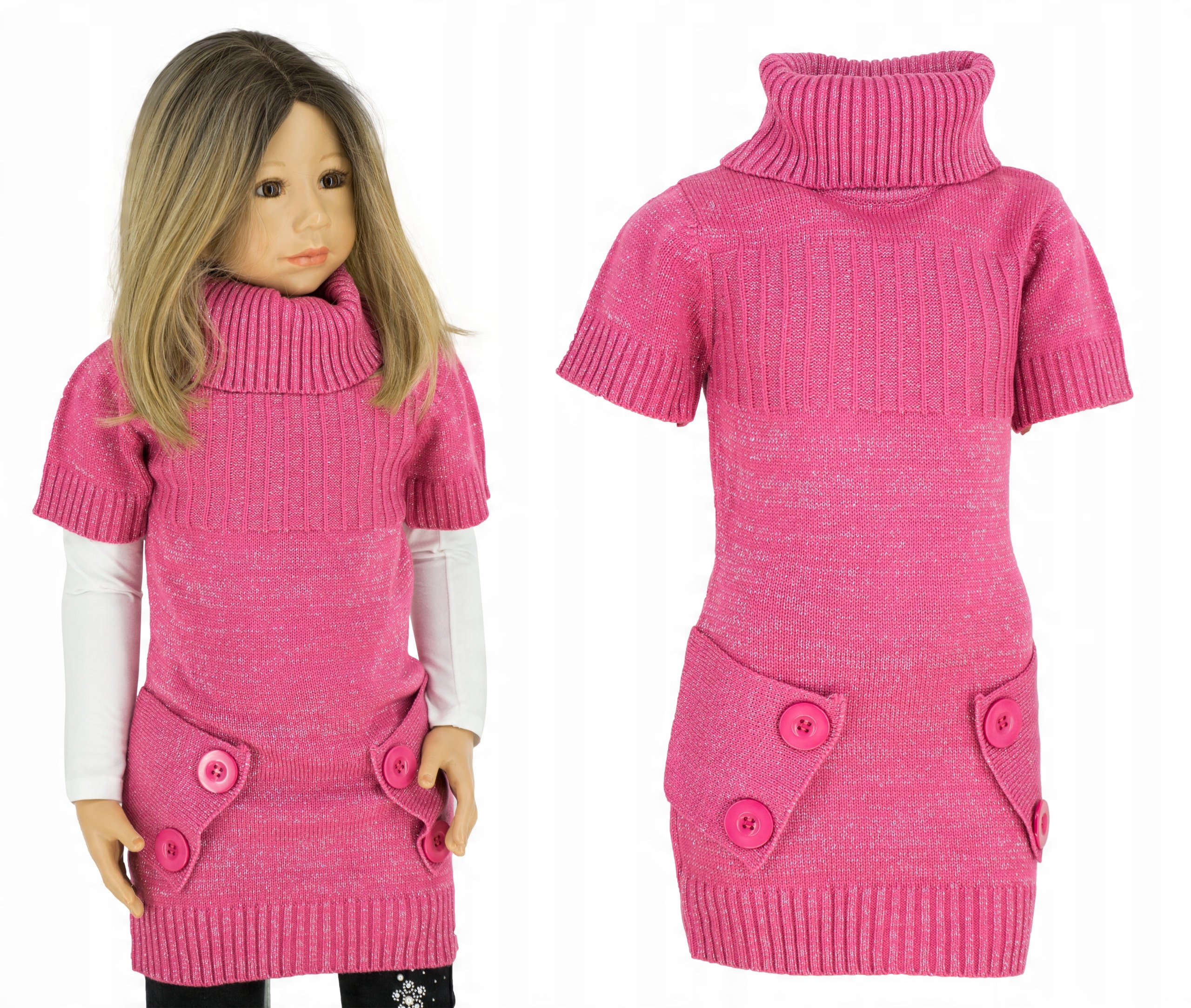 

M192E Sweter Tunika Kamizelka rozmiar 128