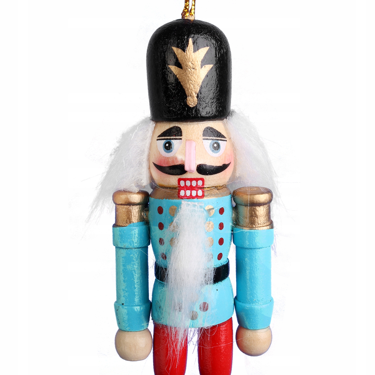 DZIADEK DO ORZECHOW FIGURKA DREWNIANA ZAWIESZKA Marka Goliat