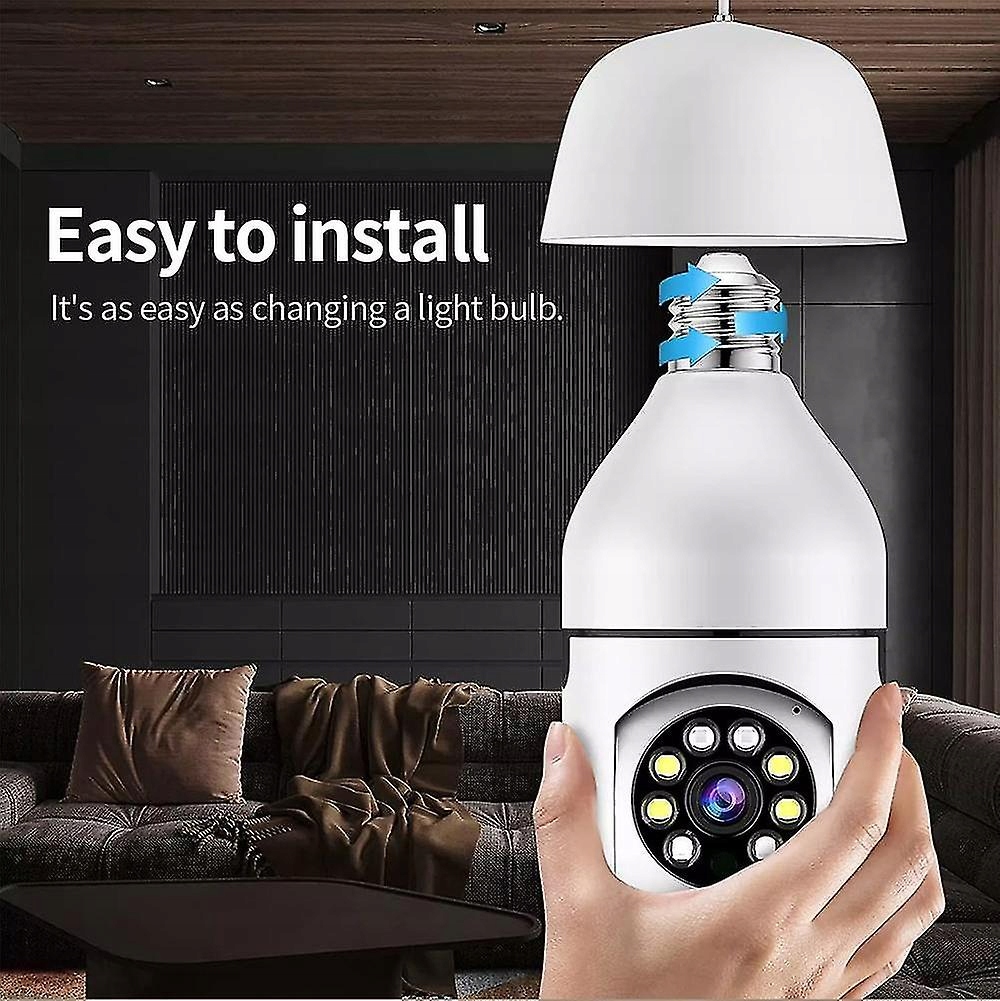 Wireless Wifi Light Bulb Camera Security Camera Model Couches001
