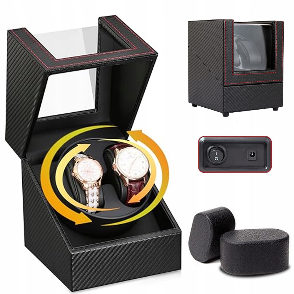 Automatický Rotomat Na Hodinky Vitrína Krabička Pouzdro Pouzdro Na Natahování Usb