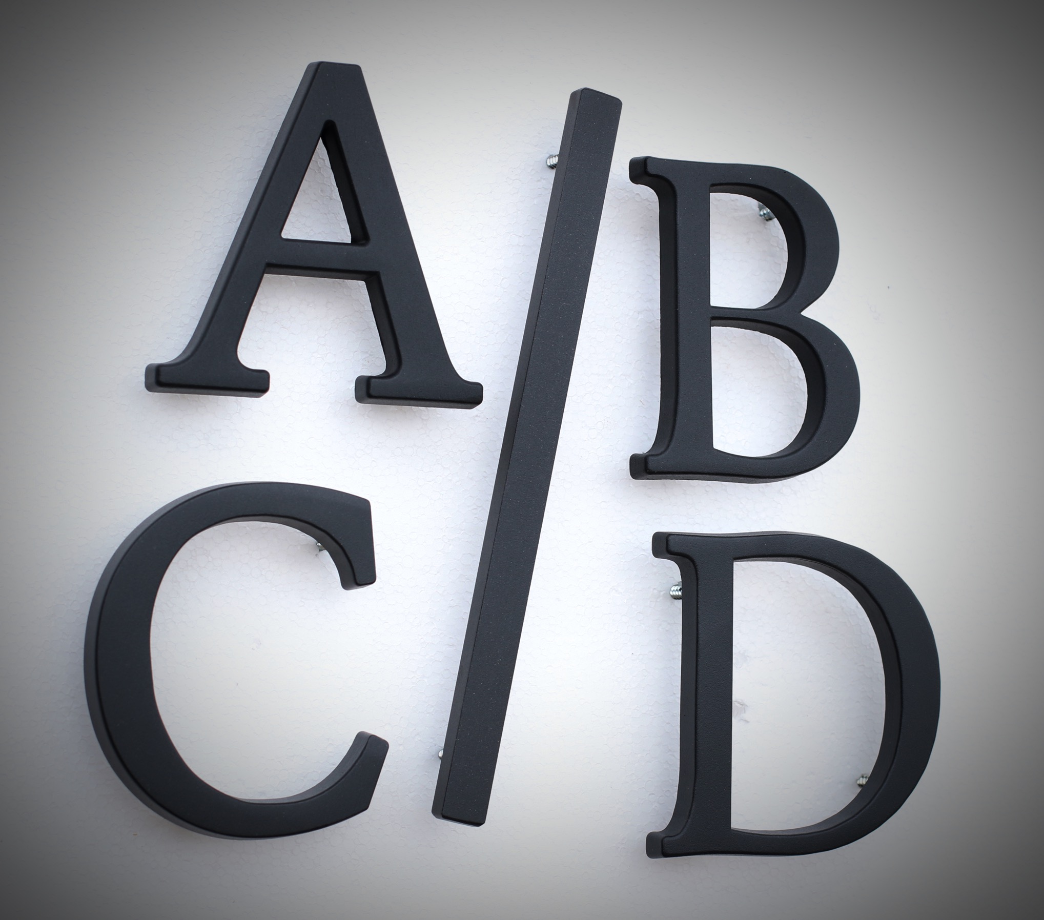 Cyfry, litery na dom, napis na budynek ALU 10,5 cm