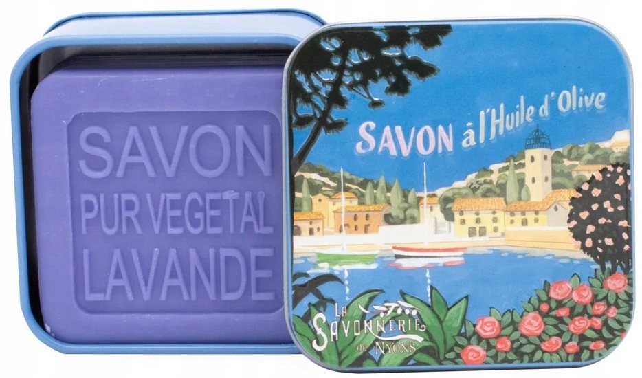 Marseillské mýdlo La Savonnerie de Nyons Lavande Lawenda Box Marina100 g