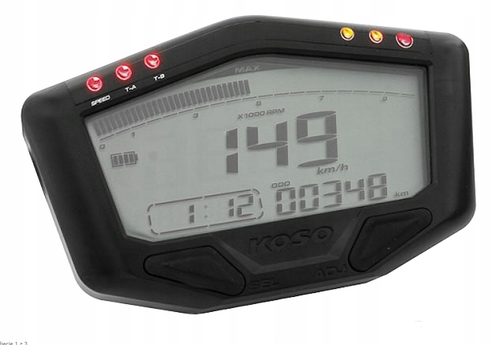 Univerzálny počítadlo Koso Digital Cockpit DB-02