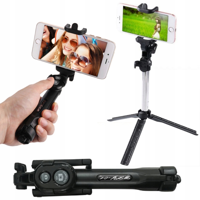 KIJEK SELFIE STICK TRIPOD STATYW PILOT BLUETOOTH