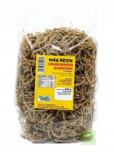 Levně 5x Pro Natura Těstoviny s nízkým glykemickým indexem pro veganskou nudličky 400 g