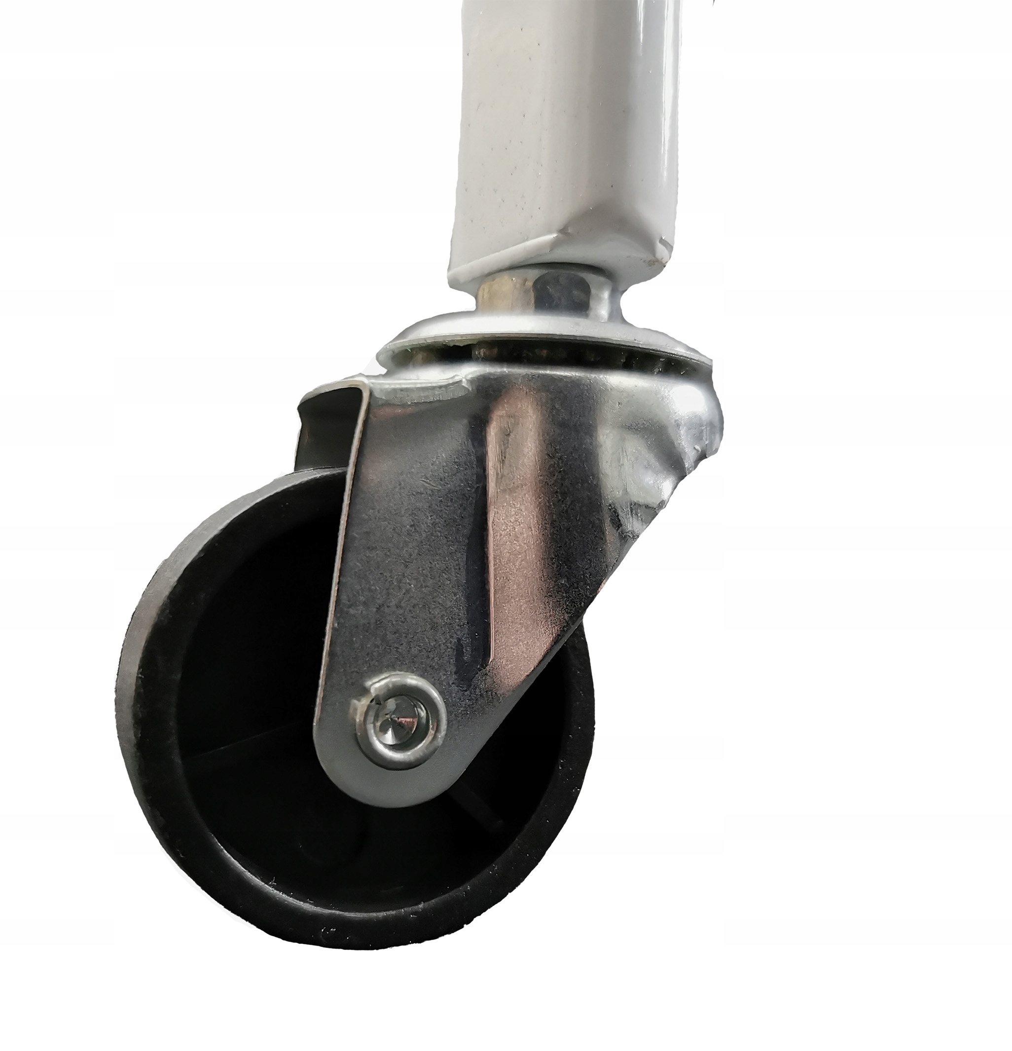 MOBILNY REGAŁ SKŁADANY RĄCZKA 3 PÓŁKI KUCHENNY ŁAZIENKOWY KÓŁKA WÓZEK BIAŁY Kolor mebla biały