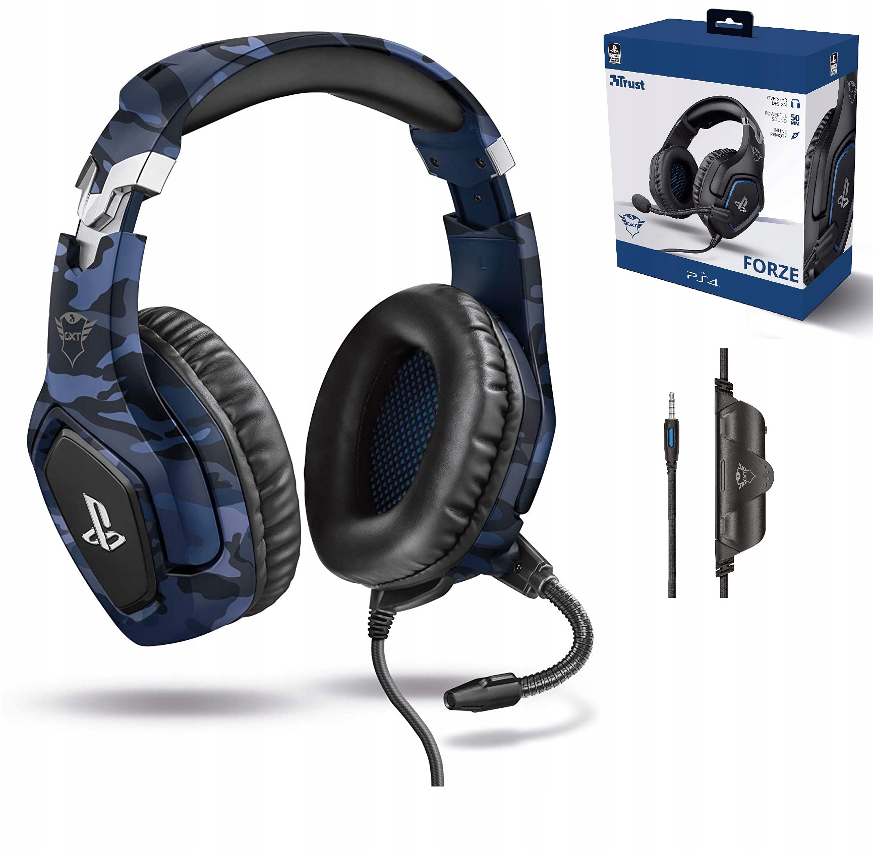 Słuchawki Gamingowe PS4 PS5 Trust Gaming GXT488 Fb