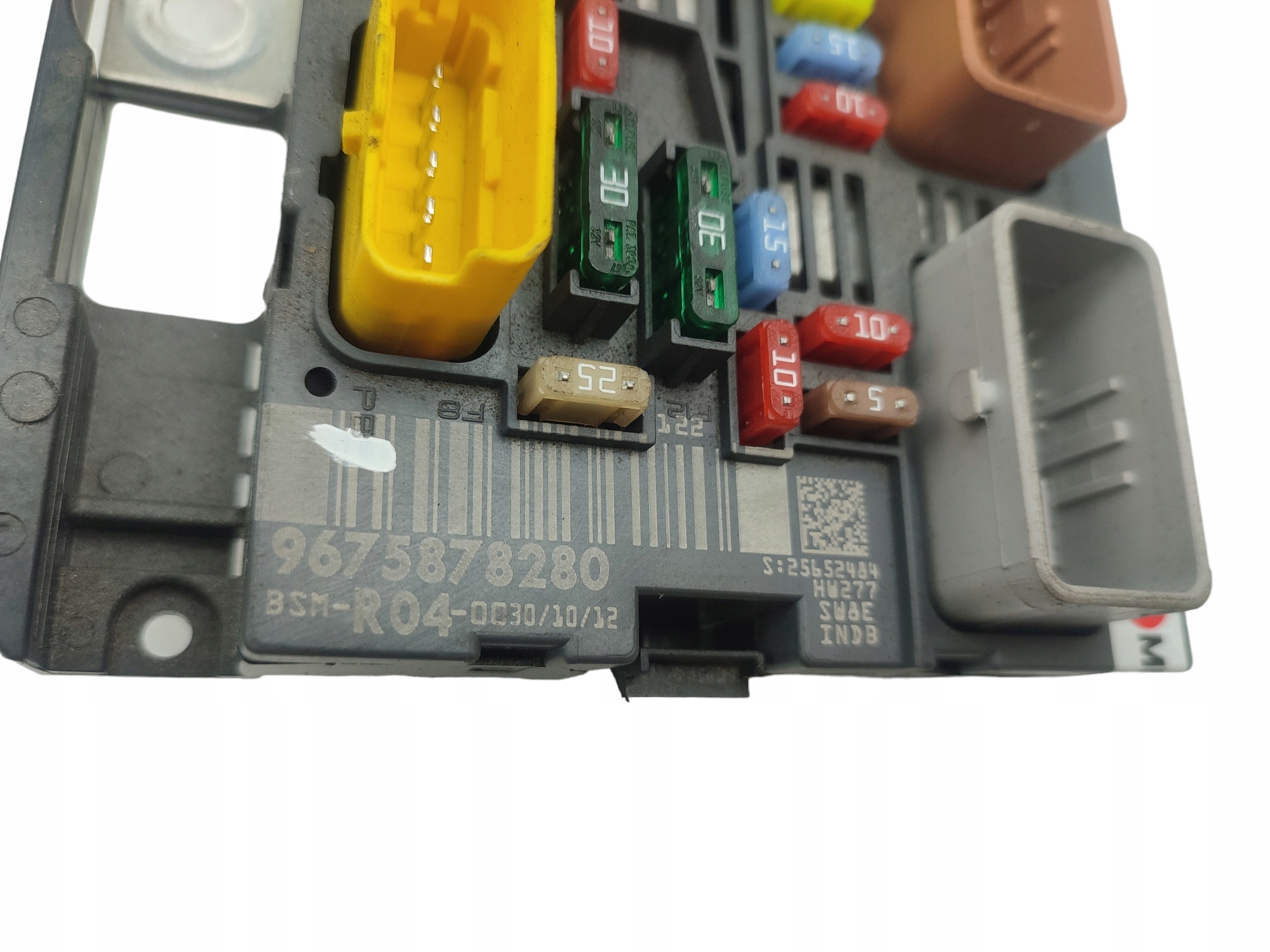 MODUŁ SKRZYNKA BEZPIECZNIKÓW R04 BSM PEUGEOT PARTNER II 9675878280 Stan opakowania zastępcze