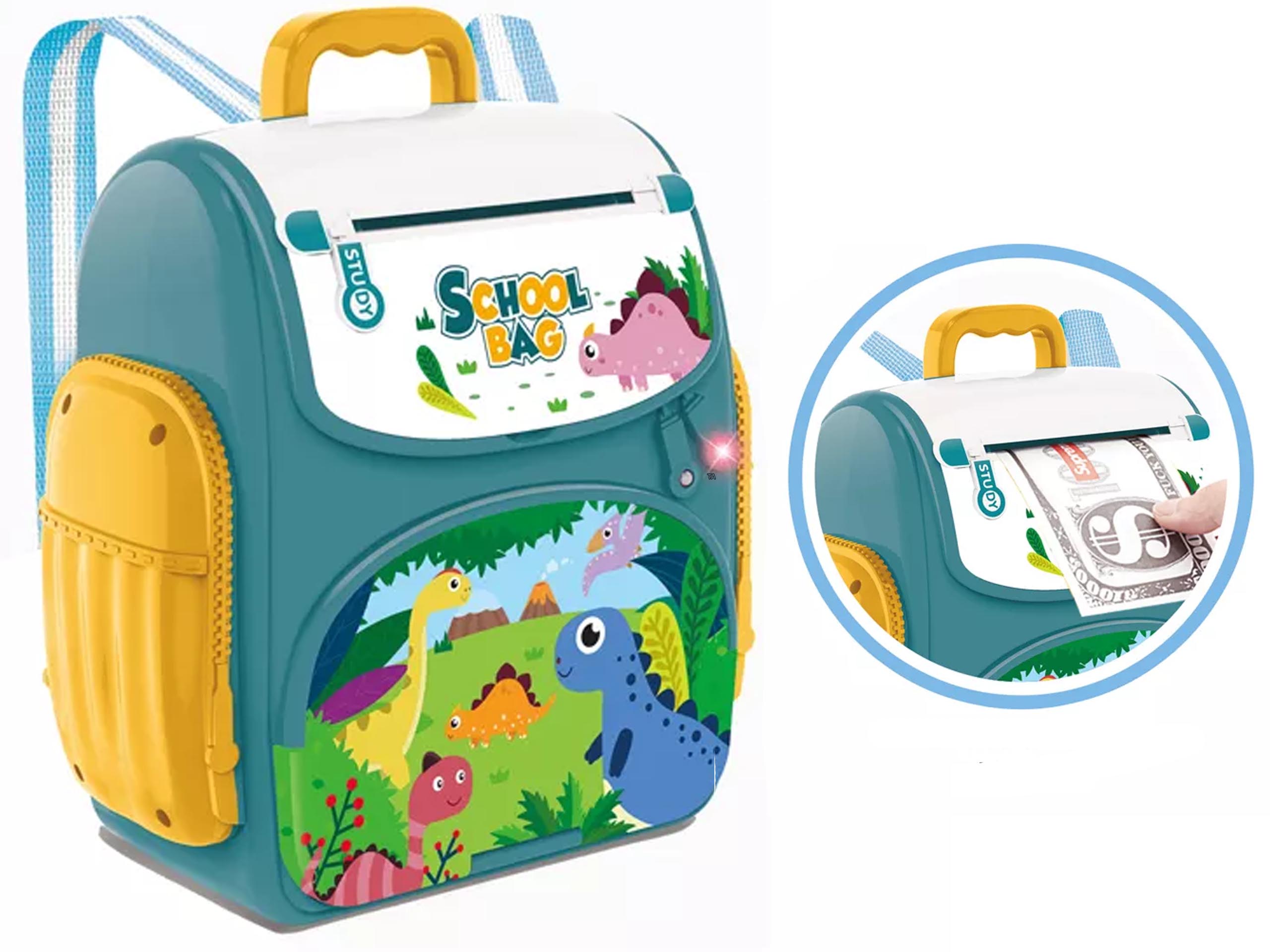 SKARBONKA ZOO PLECAK BANKOMAT ODCISK PALCA PIN