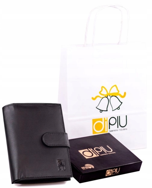 

Dipiu Portfel Męski ANTYkradzieżowy Czarny Duży