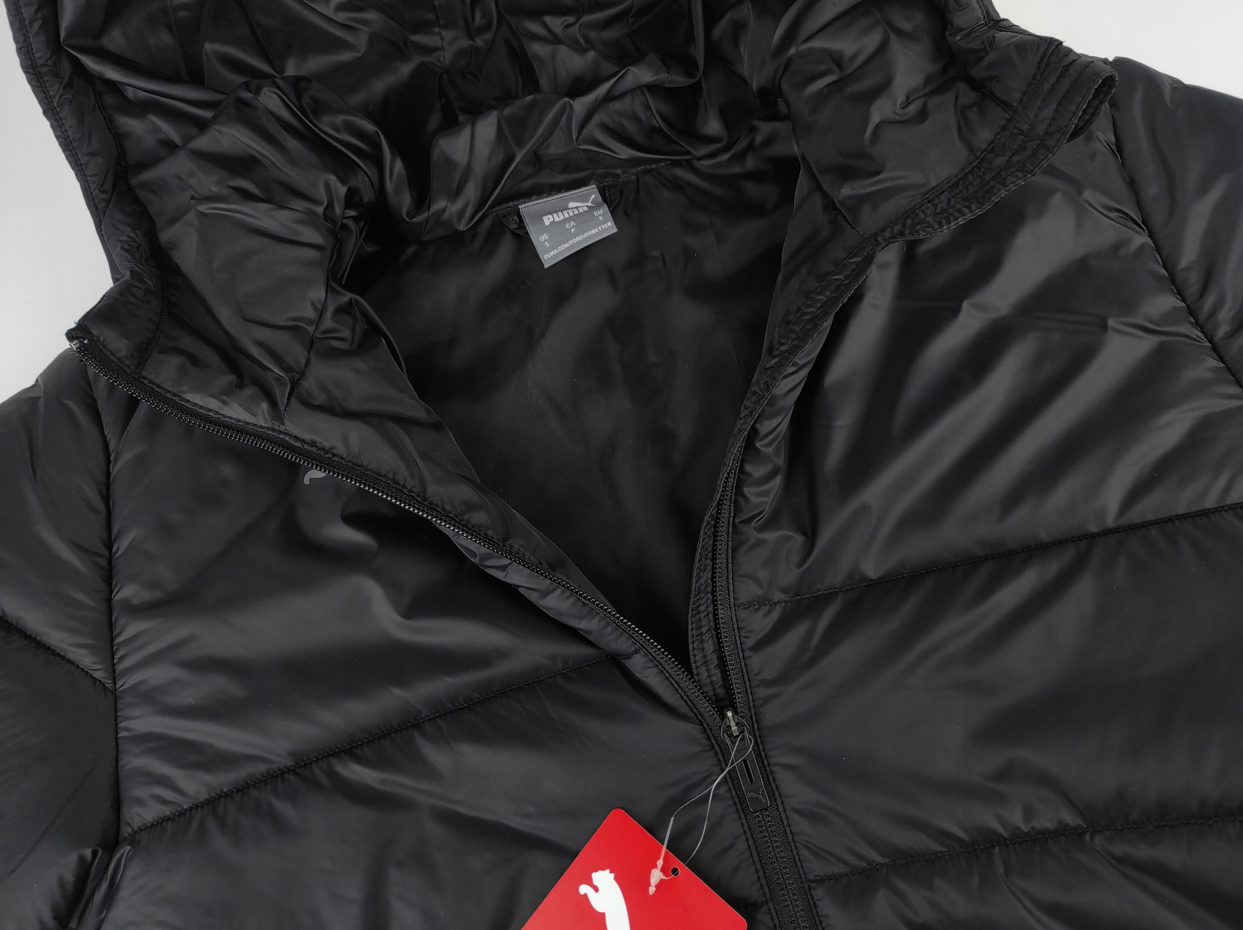 3250 KURTKA PUMA MĘSKA ZIMOWA Z KAPTUREM PUCHOWA PIKOWANA CZARNA S Model PUCHOWA OCIEPLANA PARKA