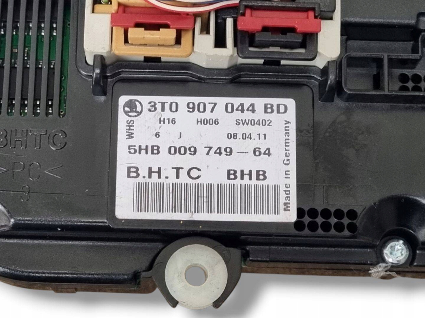 vezérlö panel a klímának Skoda Octavia 2 facelift 1Z 2011 3T0907044BD