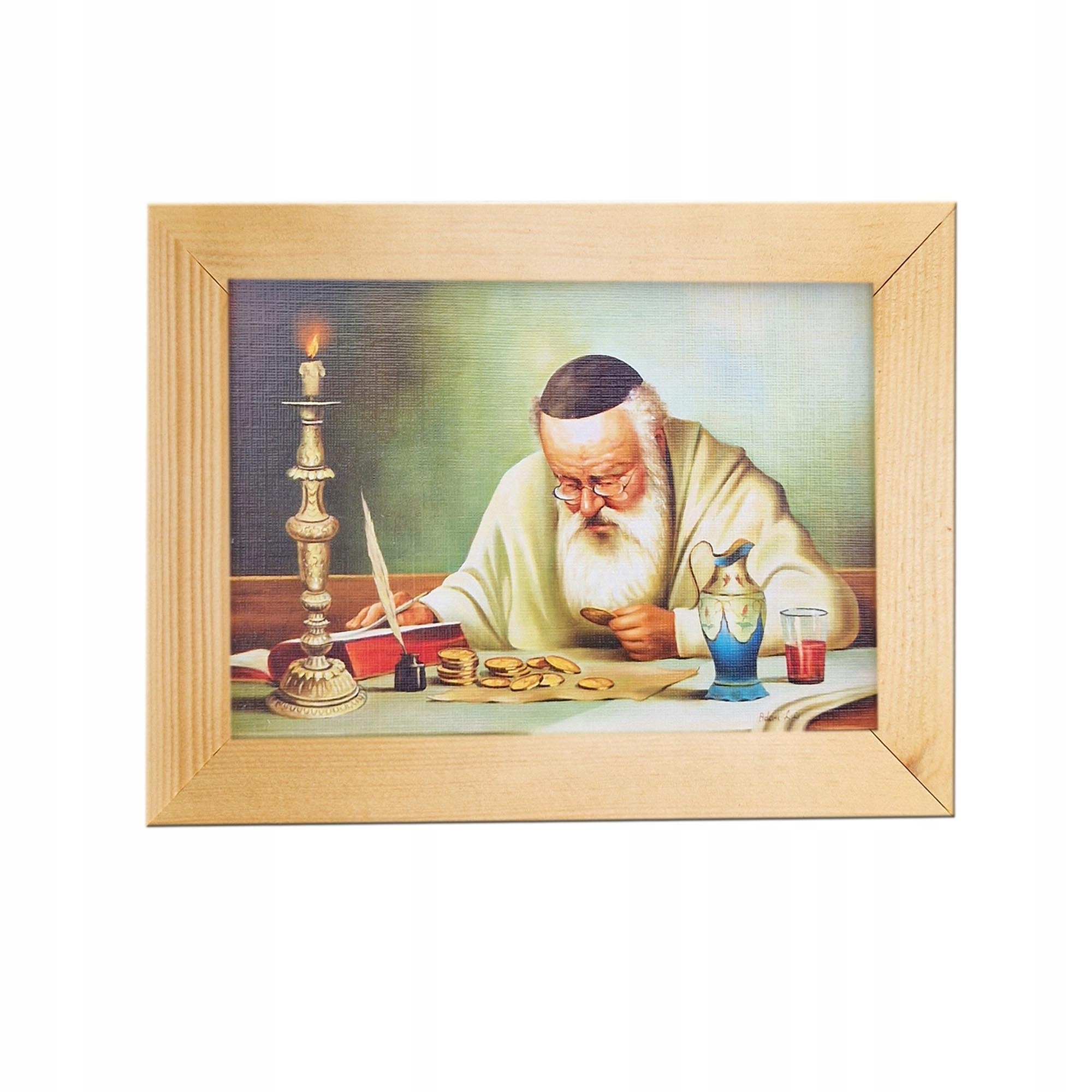 OBRAZEK OBRAZ Z ŻYDEM ŻYD 10X15cm