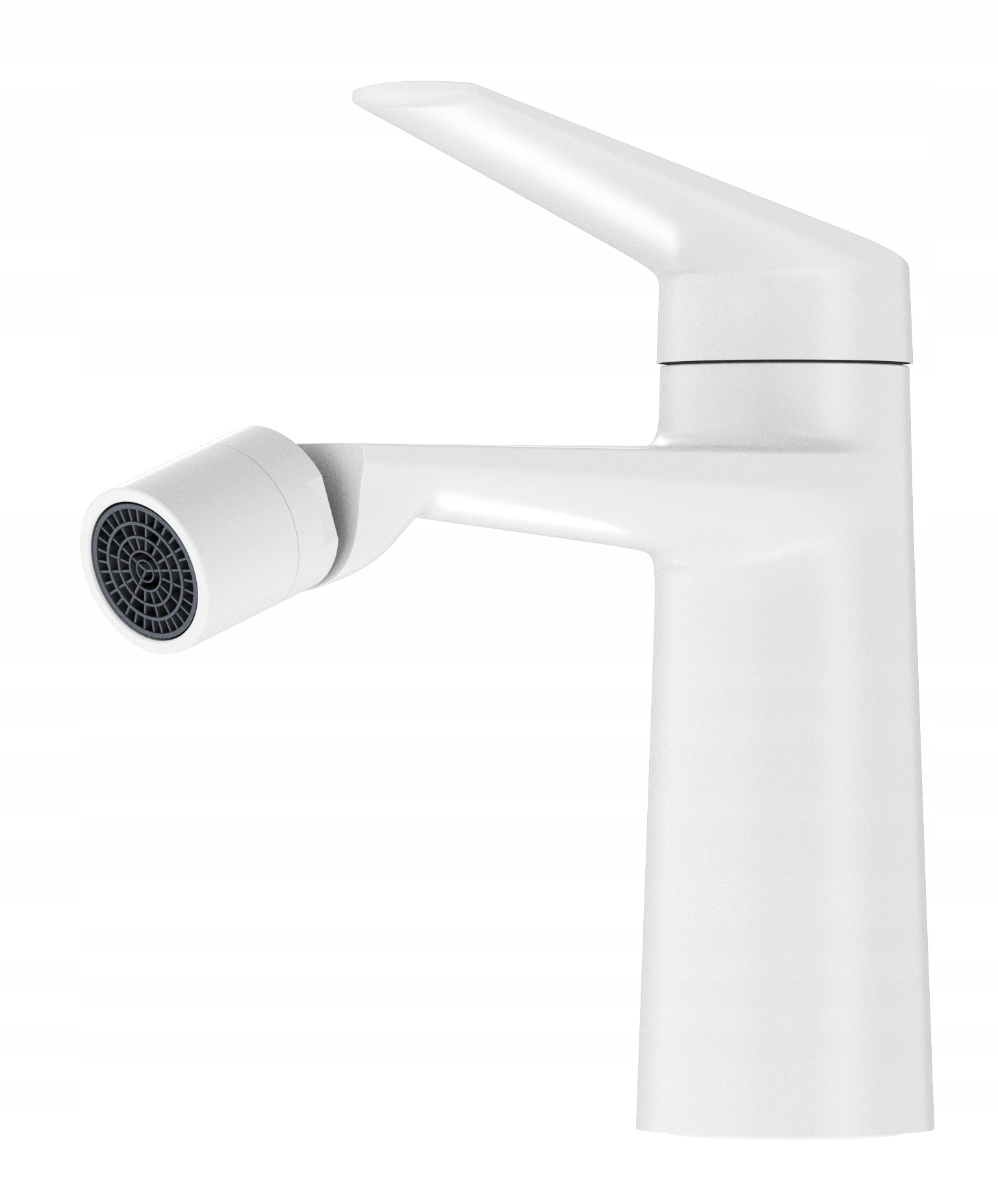 Bidetová Batéria Nave Biela Kúpeľňová Mosadzná Stojaca Jednopáková Kohútiková