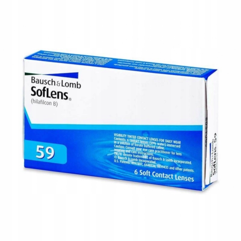 

Soczewki miesięczne SofLens 59 6 szt. moc: -2,00