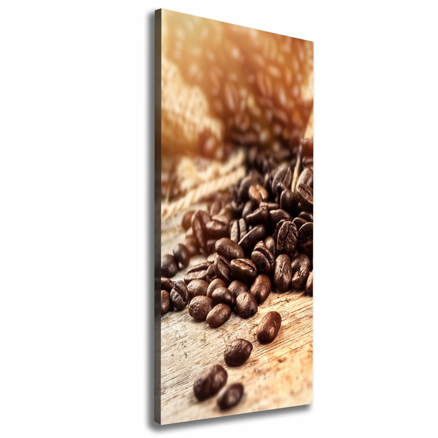 

Foto obraz na płótnie do salonu Ziarna kawy 50x125